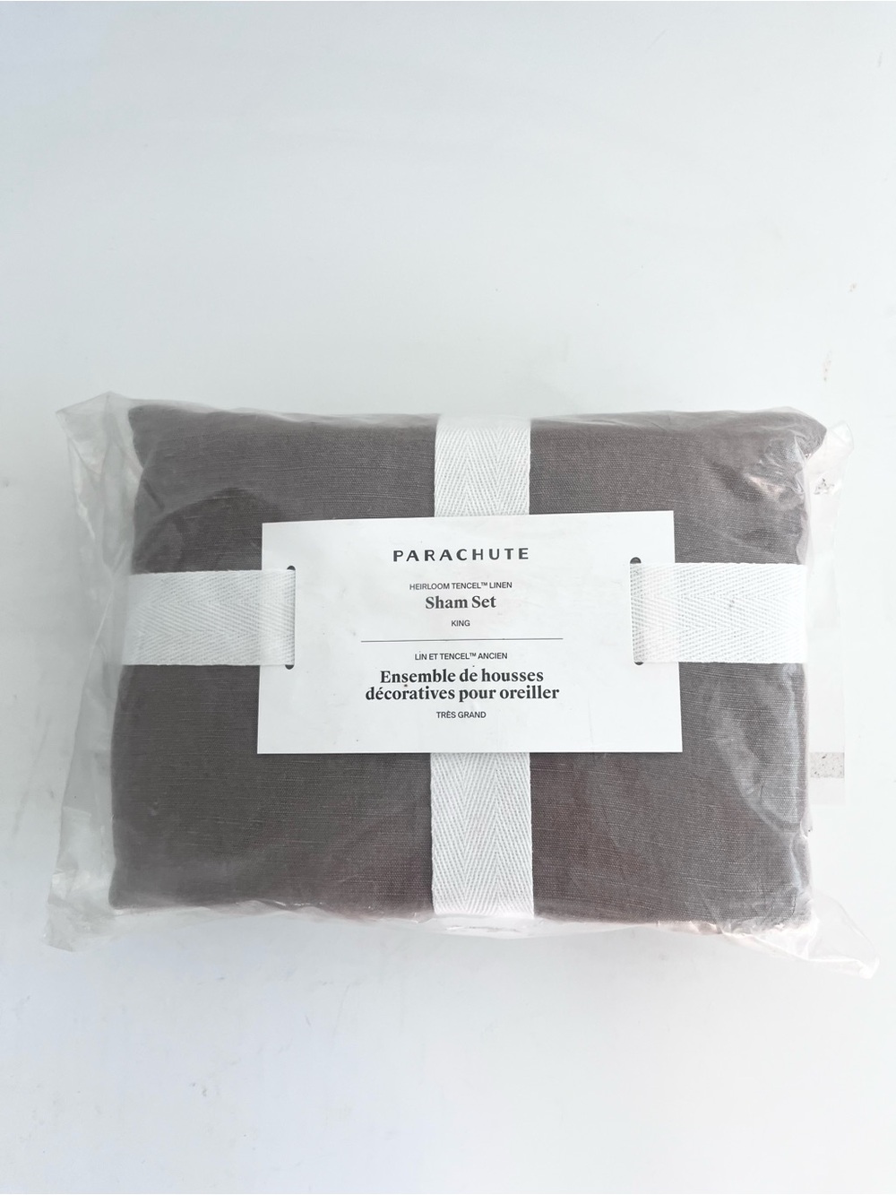 Parachute sham set grey